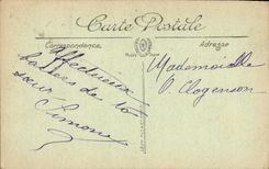 POSTAL de la VENDIMIA Sens la catedral de Jean del placee principal de Cagnol en la primera columna en la entrada de la izquierda