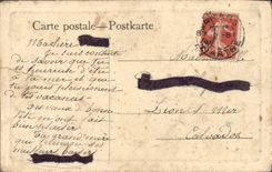 VINTAGE POSTCARD Coach Ass