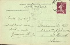 VINTAGE POSTCARD Poligny Road De Chamole