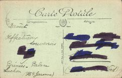 VINTAGE POSTCARD Luchon the valley of the Lily seen of the street of hell