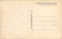 VINTAGE POSTCARD In Reconquered Alsace Group Of Children Of Alsace Folklore