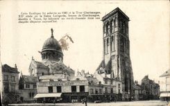 VINTAGE POSTCARD Tours Basilica