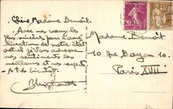 VINTAGE POSTCARD Nemours Loing Seen Of the Bridge