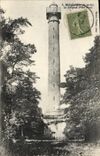 VINTAGE POSTCARD Mereville the Column Small park