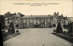 CPA Malmaison Le Chateau Facade Est Et Cour D'Honneur 