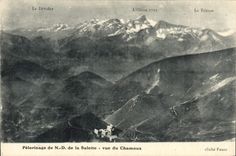 VINTAGE POSTCARD ND Pilgrimage of Salette Seen Of Chamoux