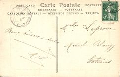 CPA La Bienheureuse Jeanne D'Arc entendant des vois Moutons Ange