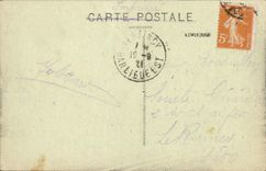 VINTAGE POSTCARD the Heavy Pyrenees Entry Of the Sanctuary