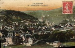 VINTAGE POSTCARD the Heavy Pyrenees View