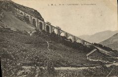 VINTAGE POSTCARD Heavy the Funicular