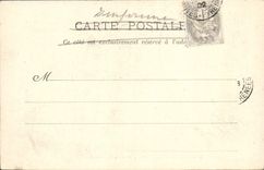 VINTAGE POSTCARD Heavy View Taken Boulevard