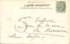 VINTAGE POSTCARD View Of Doors