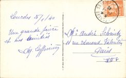 VINTAGE POSTCARD Heavy the swimming pools and places cave