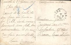 VINTAGE POSTCARD For Our Soldiers Militaria Woman