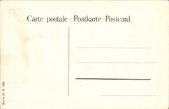 VINTAGE POSTCARD Fantasy the division of the Rosen cake