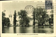 CPA Paris Exposition coloniale internationale Paris Vue d'ensemble de la section portugaise 