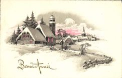 CPA Fantaisie Bonne annee