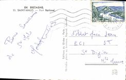 MODERN CARD In Brittany Extremely National Malo Saint