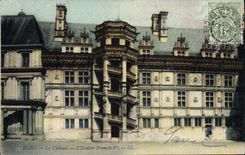 CPA Blois Le Chateau L'Escalier Francois 1er