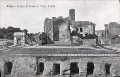 La POSTAL de la VENDIMIA remó a Templo di Venere con el Arce di Tito