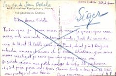 VINTAGE POSTCARD High Koenigsbourg View of the Castle