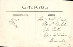 POSTAL Chenonceaux de la VENDIMIA el castillo el ataque frontal la torre de las marcas