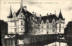 CPA Azay Le Rideau Le Chateau Vue orientale
