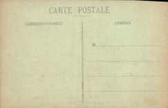 Castillo de la POSTAL de la VENDIMIA de la comuna usada gastada de Rigny