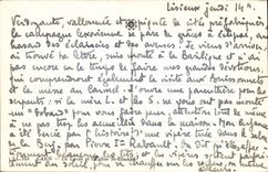 CPA Caen Le lycee et l'eglise St Etienne