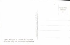 MODERN CARD Quiberon Port Bara and the Jusqu Dimension with the Point of Obervatoire