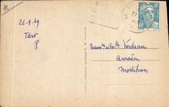 VINTAGE POSTCARD Drill De Fontainebleau Falls of Franchard the labyrinth of the Druids