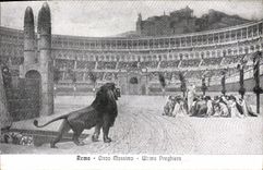 León de Roma Circo Máximo Ultima Preghiera de la POSTAL de la VENDIMIA