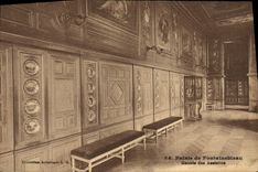 CPA Palais de Fontainebleau Galerie des Assiettes