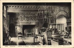CPA Josselin Interieur du Chateau Le Salon Table Sur laquelle a ete signe l'Edit de Nantes