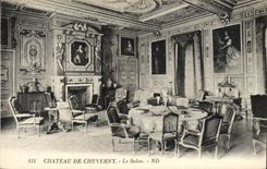 CPA Chateau De Cheverny Le Salon