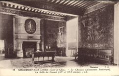 CPA Chaumont Sur Loire Le Chateau La salle du conseil