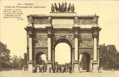 CPA Paris L'Arc de Triomphe du Carrousel