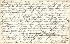 VINTAGE POSTCARD Paris Floods Quay of Tileries Floods