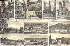 VINTAGE POSTCARD Herzlichen Grub Aus Koblenz Am Rhein