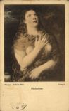 VINTAGE POSTCARD Maddalena Firenze Galleria Pitti Tiziano