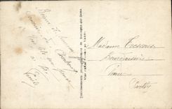 CPA Mes Pensees avec ces Fleurs Yser Marne Champagne Meuse Somme Militaria Drapeau