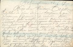 VINTAGE POSTCARD a Souvenir and a Kiss Woman