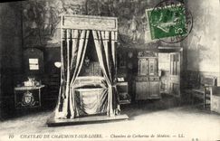CPA Chateau De Chaumont Sur Loire Chambre de Catherine de Medicis
