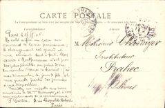 VINTAGE POSTCARD Bois de Boulogne Landing stage of the lake