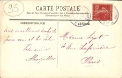 VINTAGE POSTCARD Enghien the Lake Boat