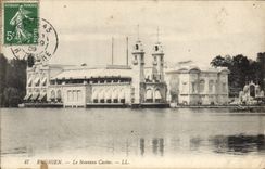 VINTAGE POSTCARD Enghien the New Casino