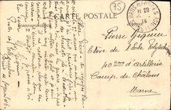 VINTAGE POSTCARD the Boulevard of the Italians under the Paris Restoration