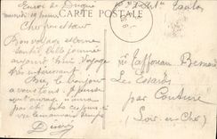 Puente de la opinión de Avignon de la POSTAL de la VENDIMIA en el Rhone