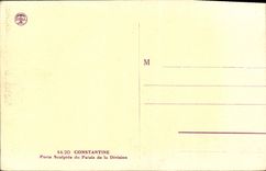 La POSTAL Constantina de la VENDIMIA lleva Sculptee del paladar de la división