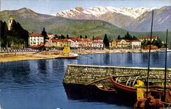 VINTAGE POSTCARD Lago Maggiore Baveno